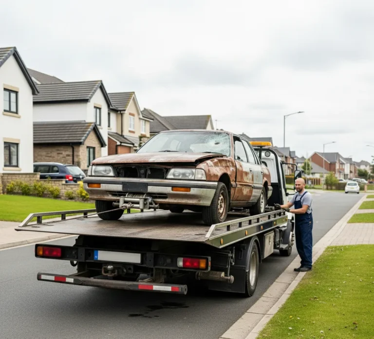 Junk Car Towing Regulations in Riverdale