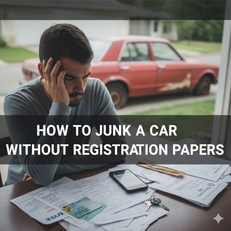 How to Junk a Car Without Registration Papers