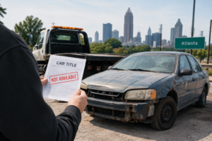 Selling a junk car in Atlanta without a title